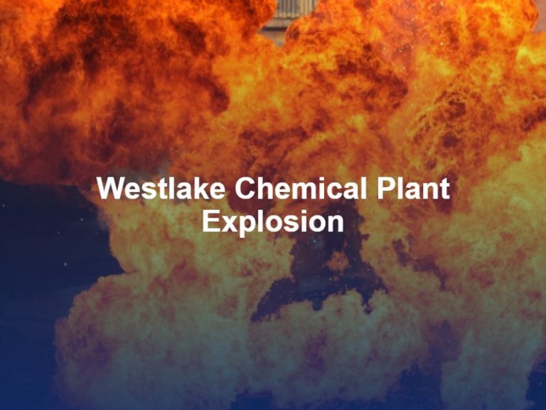 5 Injured in Westlake Chemical Plant Explosion Sulphur, Louisiana